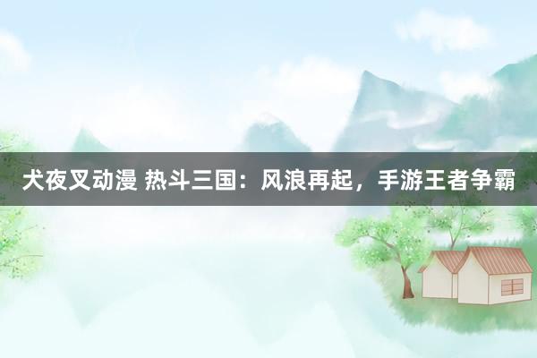 犬夜叉动漫 热斗三国：风浪再起，手游王者争霸
