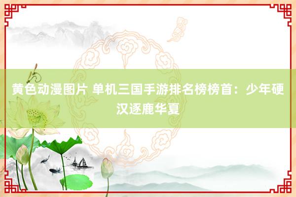 黄色动漫图片 单机三国手游排名榜榜首：少年硬汉逐鹿华夏