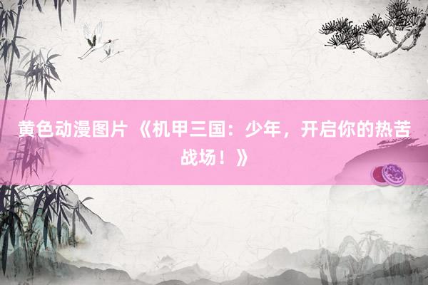 黄色动漫图片 《机甲三国：少年，开启你的热苦战场！》